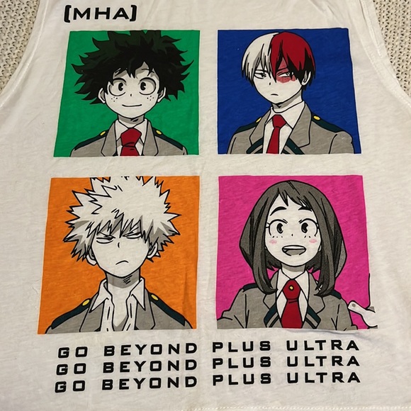 NWT My Hero Academia Cropped Tank Top - Picture 2 of 4